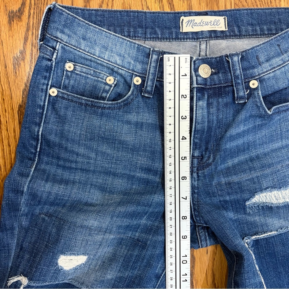 Madewell Slim Boyjean Springfield Wash Patched-Up Edition Jeans - Picture 11 of 13